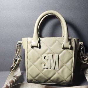 Steve Madden Quilted Tan Handbag